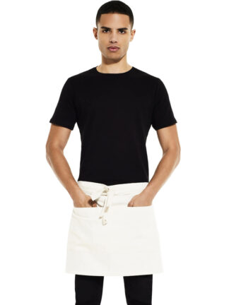 <span style="color: #339966;">SA78</span> Recycled Unisex Short Apron With Pockets